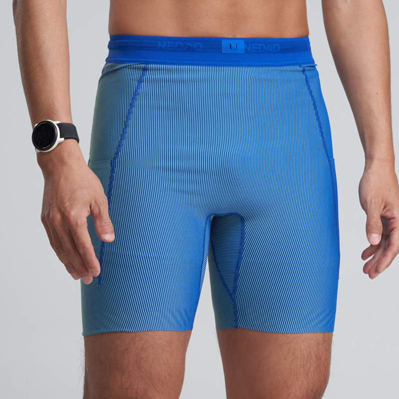 Mens blue running tights best sale