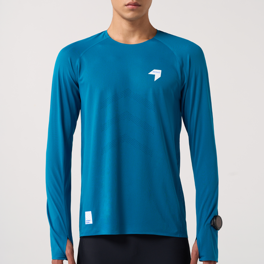 Men's Qiflow Ventilated Running Long Sleeve